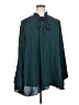 City Chic 100% Polyester Teal 3/4 Sleeve Blouse Size 20 Plus (L) - photo 1