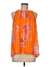 Vince Camuto 100% Polyester Orange Sleeveless Blouse Size M - photo 1