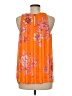 Vince Camuto 100% Polyester Orange Sleeveless Blouse Size M - photo 2