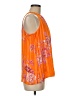 Vince Camuto 100% Polyester Orange Sleeveless Blouse Size M - photo 4