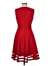 Calvin Klein Solid Red Cocktail Dress Size 6 - photo 2
