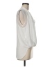 BCBGMAXAZRIA 100% Polyester Ivory Sleeveless Blouse Size M - photo 4
