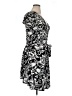 AB Studio Paisley Black Casual Dress Size XL - photo 4