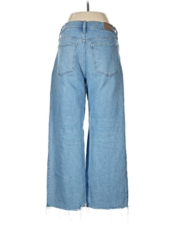 Madewell The Perfect Vintage Wide-Leg Crop Jean in Altoona Wash: Raw-Hem Edition (view 2)