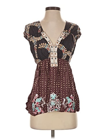 Free People Short Sleeve Blouse (view 1)