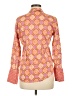 Tizzie Paisley Orange Long Sleeve Button-Down Shirt Size M - photo 2