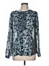 J.Jill 100% Polyester Blue Long Sleeve Blouse Size M - photo 1