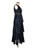 Self-Portrait 100% Polyester Polka Dots Blue Cocktail Dress Size 4 - photo 4