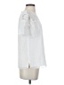 Ted Baker London 100% Polyester Solid White Short Sleeve Blouse Size 4 (1) - photo 4