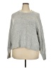 Cosmic Blue Love Solid Gray Pullover Sweater Size XXL - photo 1