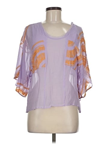 Twelfth Street by Cynthia Vincent Short Sleeve Blouse (view 1)