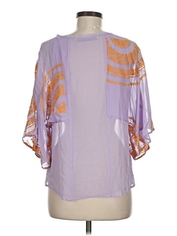 Twelfth Street by Cynthia Vincent Short Sleeve Blouse (view 2)