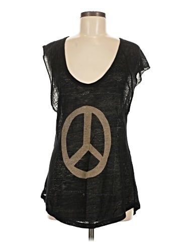 Zara W&B Collection Sleeveless T-Shirt (view 1)