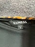 Express 100% Polyester Animal Print Brown Cocktail Dress Size L - photo 7