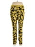 Yitty Print Yellow Active Pants Size XL - photo 1