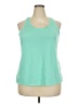 Athletic Works 100% Polyester Green Active Tank Size XXL - photo 1