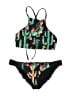 Eidon Tropical Black Two Piece Swimsuit Size S - photo 1