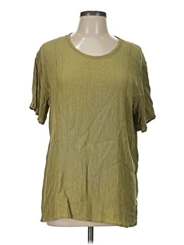 Flax Short Sleeve Blouse (view 1)