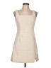 Thirty/Thirty 100% Polyester Tweed Ivory Casual Dress Size L - photo 1
