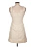 Thirty/Thirty 100% Polyester Tweed Ivory Casual Dress Size L - photo 2