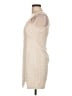 Thirty/Thirty 100% Polyester Tweed Ivory Casual Dress Size L - photo 5