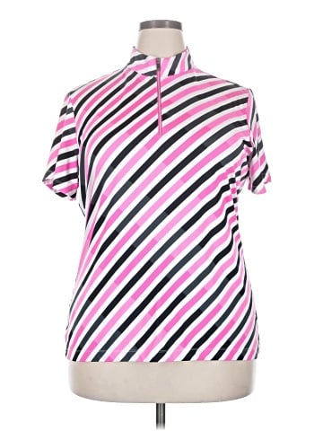 Tail Short Sleeve Blouse (view 1)