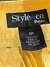 Style&Co Yellow Casual Pants Size 4 - photo 7