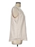 Chico's 100% Polyester Ivory Sleeveless T-Shirt Size L - photo 4