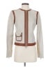 Michael Kors Solid Gray Ivory Jacket Size 2 - photo 1
