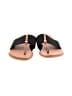 Andre Assous 100% Leather Black Flip Flops Size 11 - photo 2