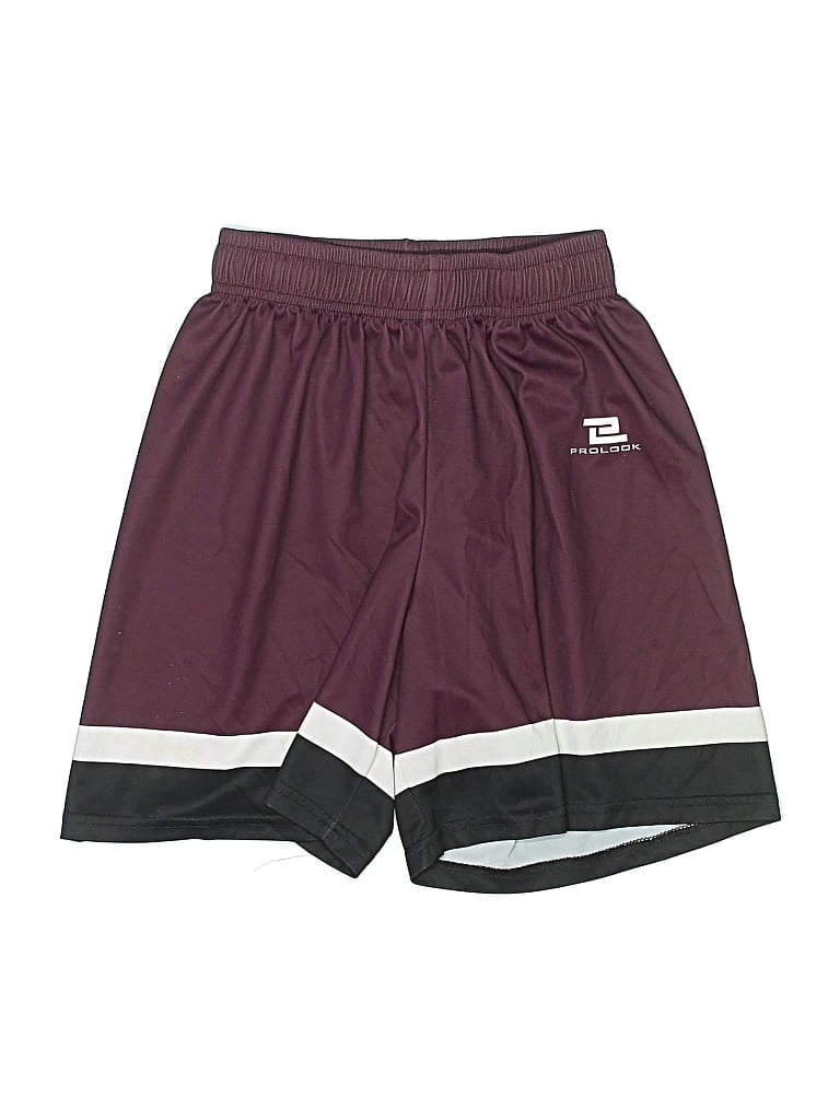 Pre-owned Assorted Brands Kids' Athletic Shorts In Burgundy