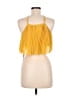 Shein 100% Polyester Yellow Sleeveless Blouse Size 6 - photo 2
