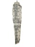 Tory Burch 100% Cotton Paisley Ivory Casual Pants Size 27 waist - photo 4