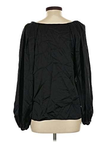Amanda Uprichard Long Sleeve Silk Top (view 2)