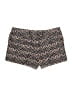 Trina Turk 100% Polyester Chevron-herringbone Brown Shorts Size 6 - photo 2