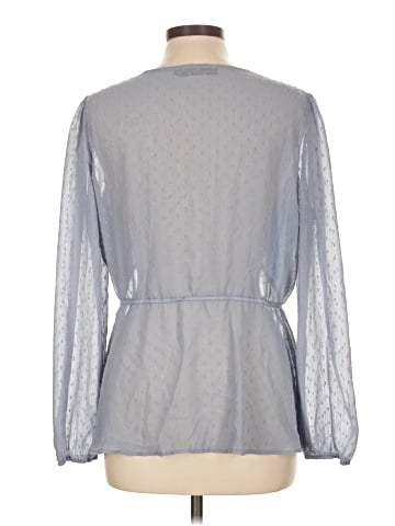 Allegra K Long Sleeve Blouse (view 2)
