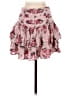 Auguste 100% Rayon Floral Pink Casual Skirt Size 4 - photo 2