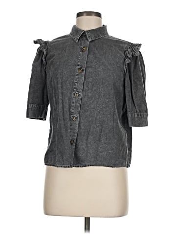 Who What Wear 3/4 Sleeve Button-Down Shirt (view 1)