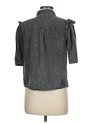Who What Wear 3/4 Sleeve Button-Down Shirt (view 2)