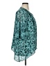 LC Lauren Conrad 100% Polyester Teal 3/4 Sleeve Blouse Size XL - photo 4