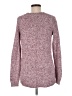 Ann Taylor LOFT Tweed Burgundy Pullover Sweater Size M - photo 2