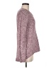Ann Taylor LOFT Tweed Burgundy Pullover Sweater Size M - photo 4