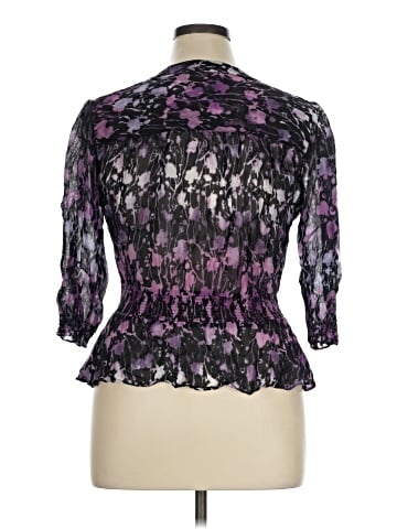 JM Collection 3/4 Sleeve Blouse (view 2)