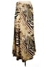 Robert Louis Animal Print Gold Casual Skirt Size M - photo 1