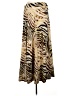 Robert Louis Animal Print Gold Casual Skirt Size M - photo 2