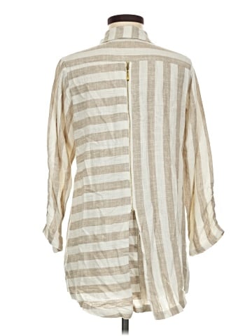 Soft Surroundings 3/4 Sleeve Button-Down Shirt (view 2)