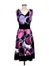 Rabbit Rabbit Rabbit Designs Graphic Purple Cocktail Dress Size 8 - photo 2