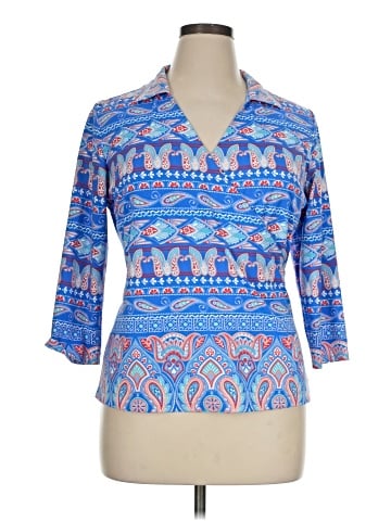 J. McLaughlin 3/4 Sleeve Blouse (view 1)