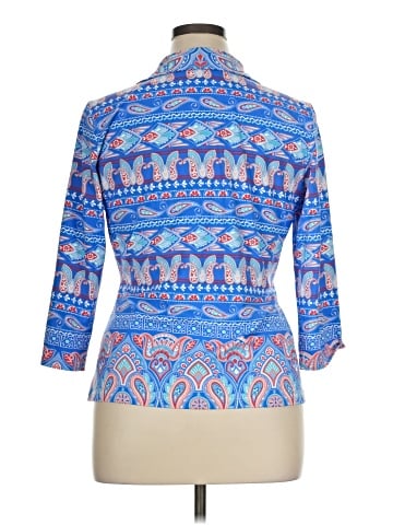 J. McLaughlin 3/4 Sleeve Blouse (view 2)