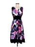 Rabbit Rabbit Rabbit Designs Graphic Purple Cocktail Dress Size 8 - photo 1